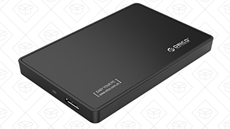Orico 2.5" Hard Drive Enclosure, $8 with code UNZE5TO6